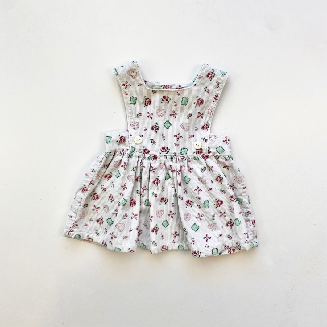 90s Adams Cord dress (Age 3/6m)