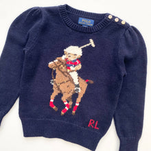 Load image into Gallery viewer, Ralph Lauren Polo Bear jumper (Age 4)
