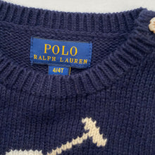 Load image into Gallery viewer, Ralph Lauren Polo Bear jumper (Age 4)
