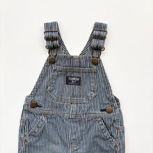 Load image into Gallery viewer, OshKosh hickory stripe dungarees (Age 9m)
