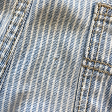 Load image into Gallery viewer, Oshkosh hickory dungaree shortalls (Age 1)

