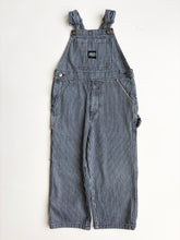Load image into Gallery viewer, 90s Key Hickory Stripe dungarees (Age 4)
