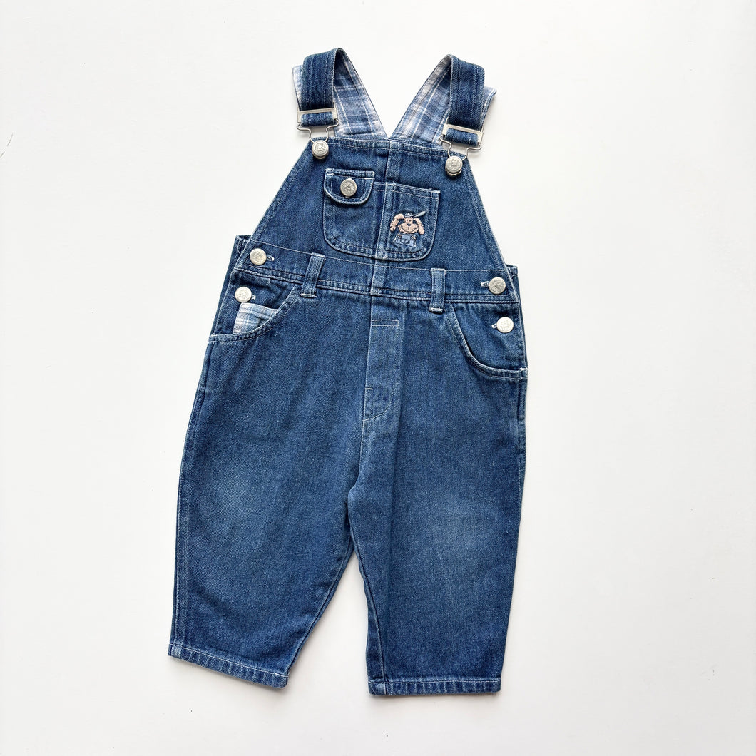 90s BHS dungarees (Age 9/12m)