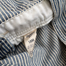 Load image into Gallery viewer, OshKosh dungaree shortalls (Age 18m)
