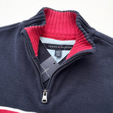 Load image into Gallery viewer, Tommy Hilfiger 1/4 zip knit (Age 8/10)
