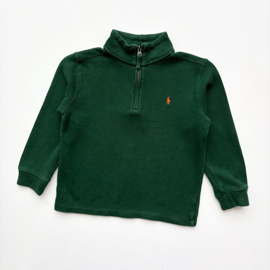 90s Ralph Lauren 1/4 zip cotton (Age 7)