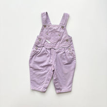 Load image into Gallery viewer, 90s Lilac dungarees (Age 3m)
