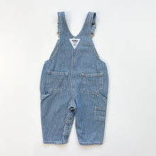 Load image into Gallery viewer, 90s OshKosh hickory dungarees (Age 12m)
