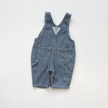 Load image into Gallery viewer, 90s OshKosh hickory stripe dungarees (Age 3m)
