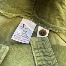 Load image into Gallery viewer, Velour dungarees (Age 6/9m)
