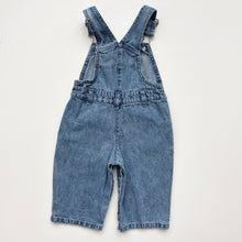 Load image into Gallery viewer, 90s Floral Denim dungarees (Age 12m)
