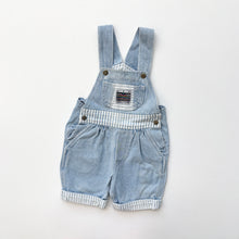 Load image into Gallery viewer, 90s Denim dungaree shortalls (Age 18/24m)
