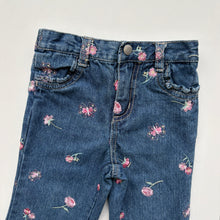 Load image into Gallery viewer, Floral jeans (Age 18m)
