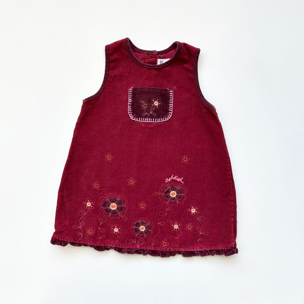 90s Oshkosh cord dress (Age 2)
