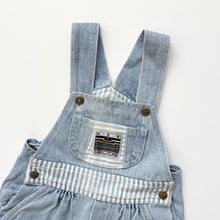 Load image into Gallery viewer, 90s Denim dungaree shortalls (Age 18/24m)
