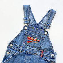 Load image into Gallery viewer, 90s Disney Mickey dungaree shortalls (Age 6)
