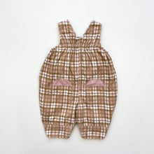 Load image into Gallery viewer, 90s Check dungarees (Age 3m)
