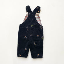 Load image into Gallery viewer, Ralph Lauren Polo Bear Christmas dungarees (Age 6m)
