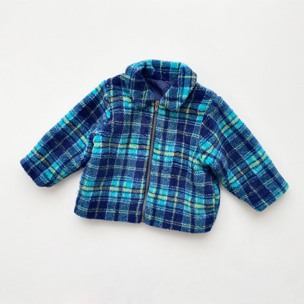 Tartan fleece jacket (Age 2)