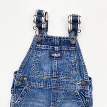 Load image into Gallery viewer, OshKosh dungaree shortalls (Age 9m)
