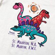 Load image into Gallery viewer, 1993 Dinosaur single stitch t-shirt (Age 8/10)
