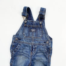 Load image into Gallery viewer, OshKosh denim dungarees (Age 6/9m)
