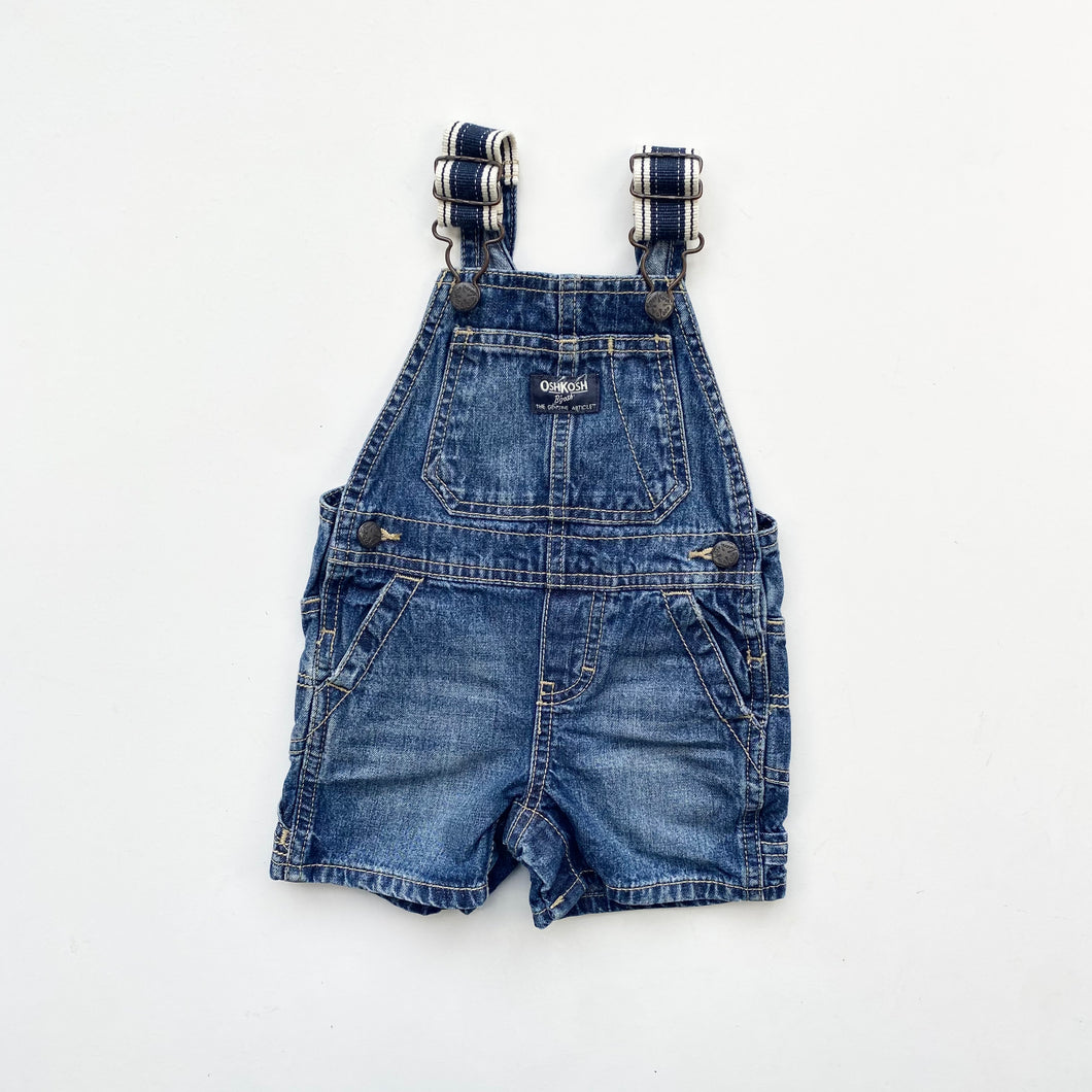 OshKosh dungaree shortalls (Age 9m)