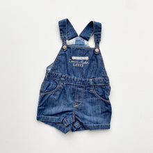 Load image into Gallery viewer, Levi’s dungaree shortalls (Age 6m)
