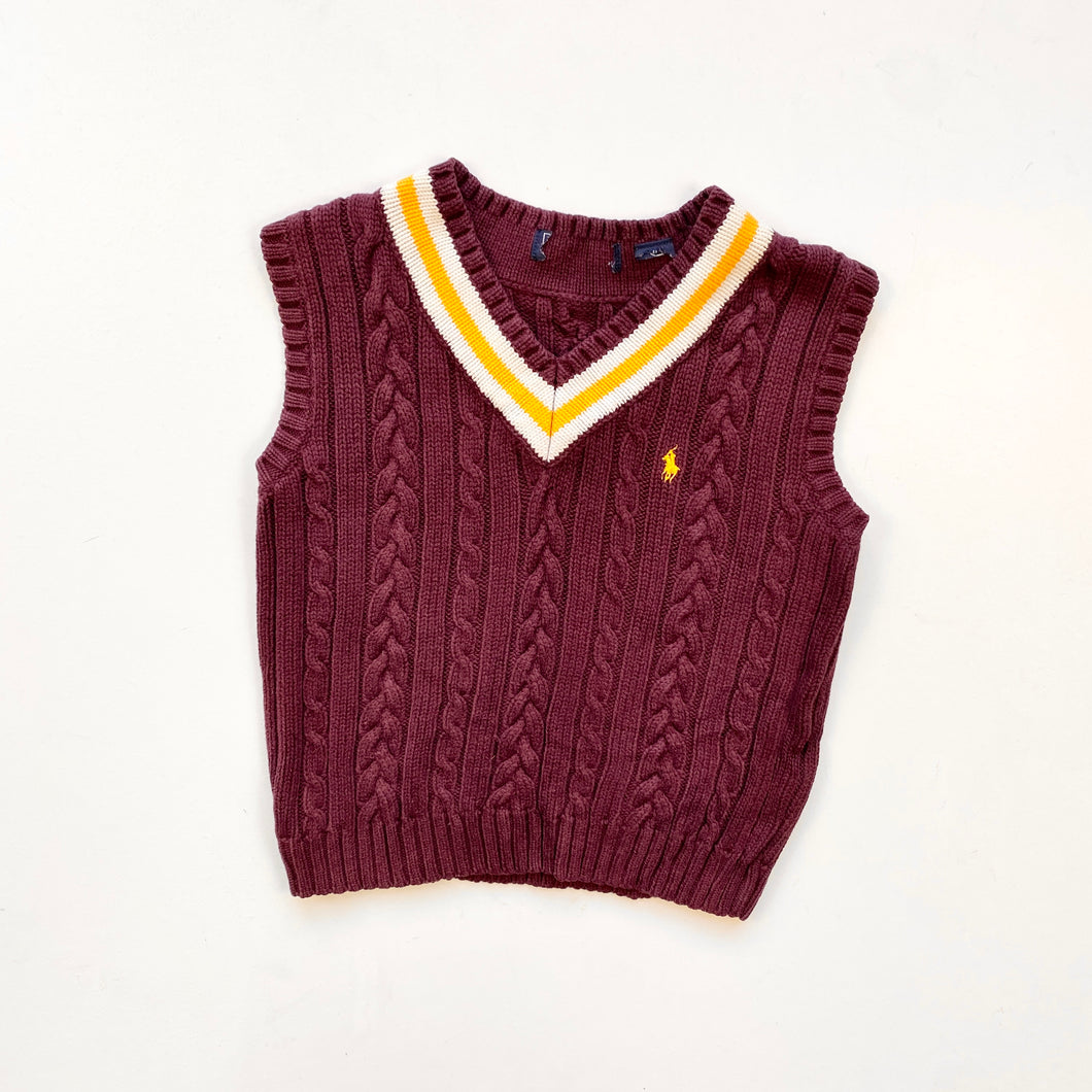 Ralph Lauren sweater vest (Age 5)