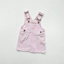 Load image into Gallery viewer, 90s OshKosh hickory dungaree dress (Age 1)
