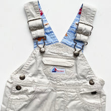 Load image into Gallery viewer, Sprocket dungaree shortalls (Age 6/9m)
