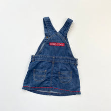 Load image into Gallery viewer, 90s Ohio State dungaree dress (Age 2)
