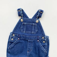 Load image into Gallery viewer, Vintage dungaree shortalls (Age 3/6m)
