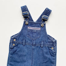 Load image into Gallery viewer, Denim dungarees (Age 6/9m)
