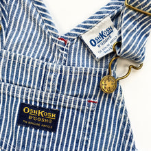 Load image into Gallery viewer, 90s OshKosh hickory dungarees (Age 3m)
