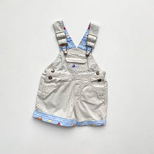 Load image into Gallery viewer, Sprocket dungaree shortalls (Age 6/9m)
