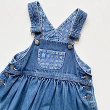 Load image into Gallery viewer, 90s Ladybird denim dungaree dress (Age 18/24m)
