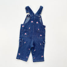 Load image into Gallery viewer, 90s Floral dungarees (Age 1)
