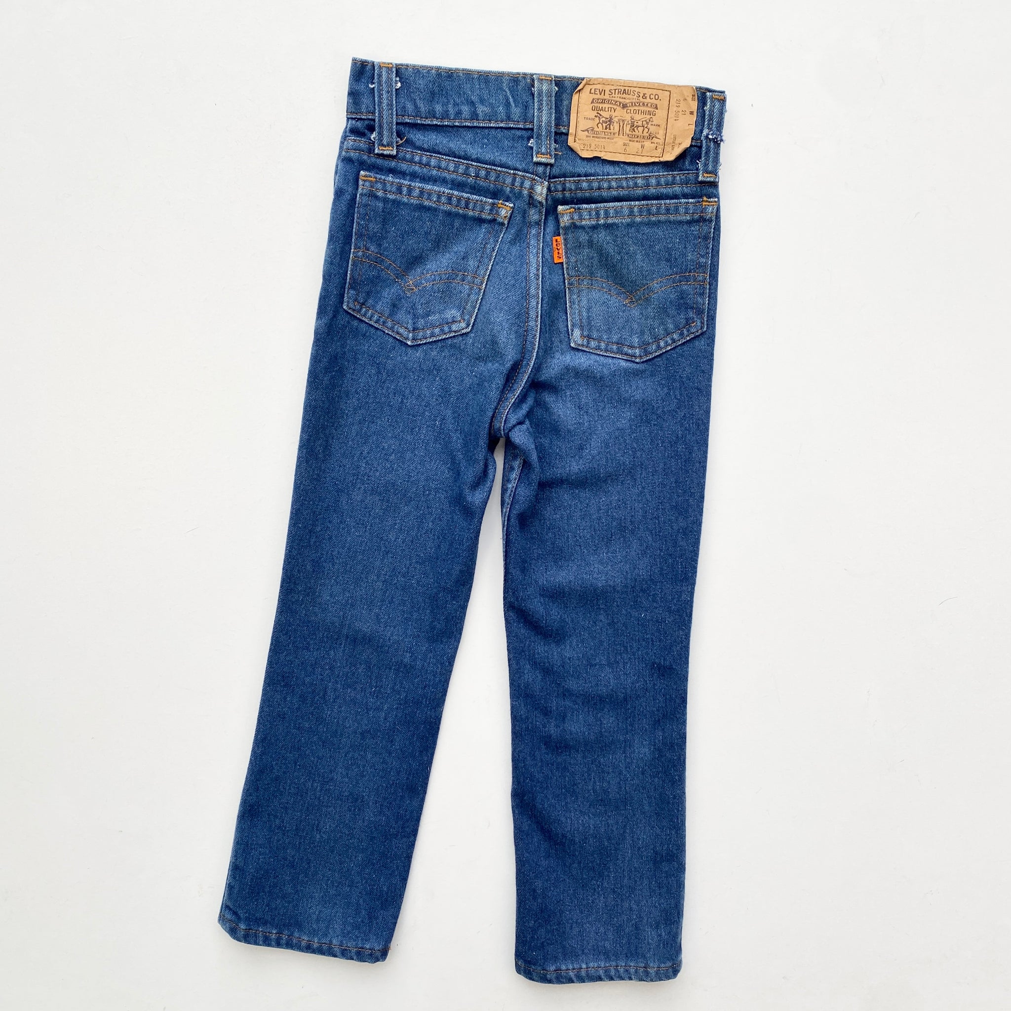 Orange tab levis 505 on sale