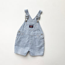 Load image into Gallery viewer, Old Navy hickory stripe dungaree shortalls (Age 18/24m)
