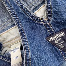 Load image into Gallery viewer, OshKosh dungaree shortalls (Age 18m)
