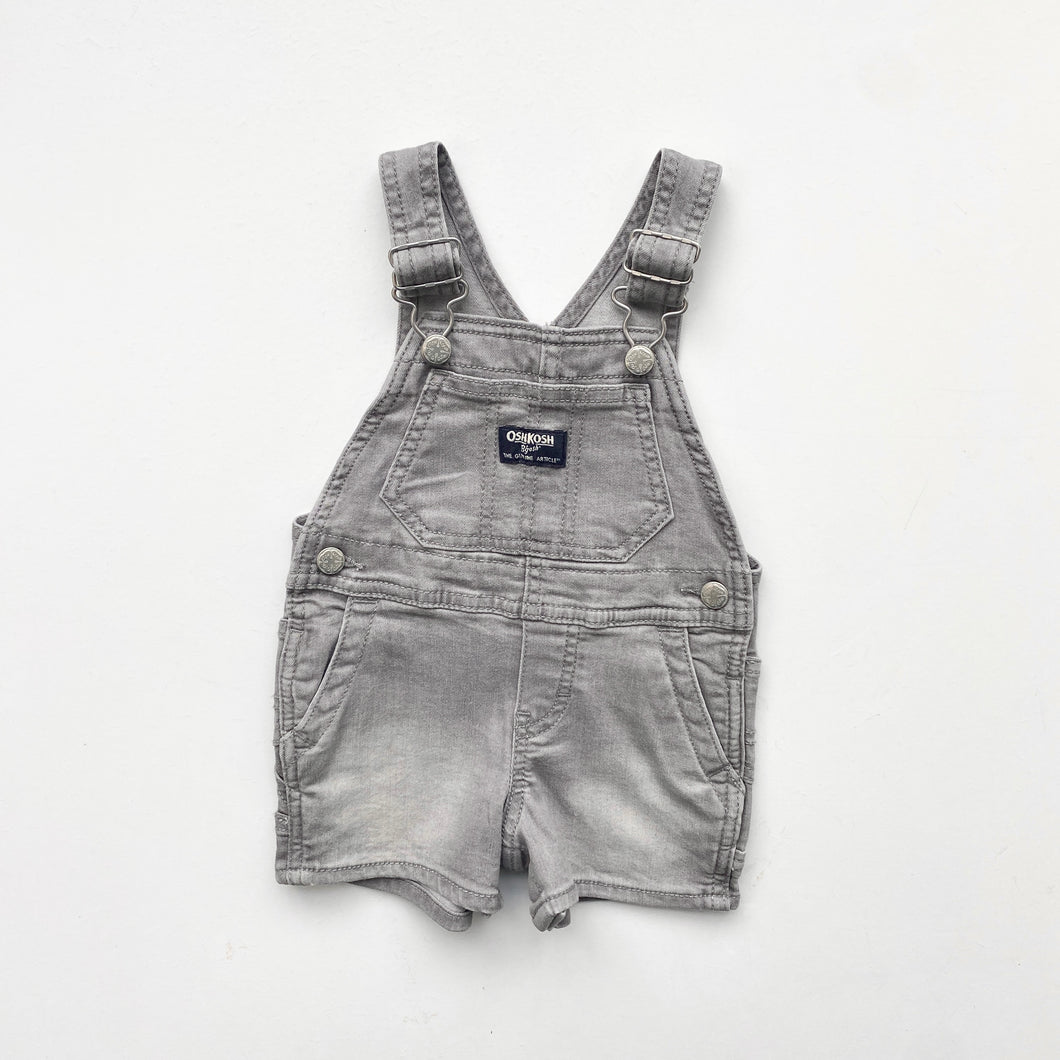 OshKosh dungaree shortalls (Age 6m)