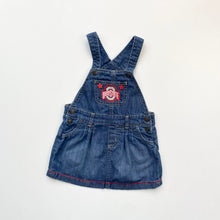 Load image into Gallery viewer, 90s Ohio State dungaree dress (Age 2)
