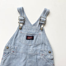 Load image into Gallery viewer, Old Navy hickory stripe dungaree shortalls (Age 18/24m)
