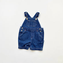 Load image into Gallery viewer, Vintage dungaree shortalls (Age 3/6m)
