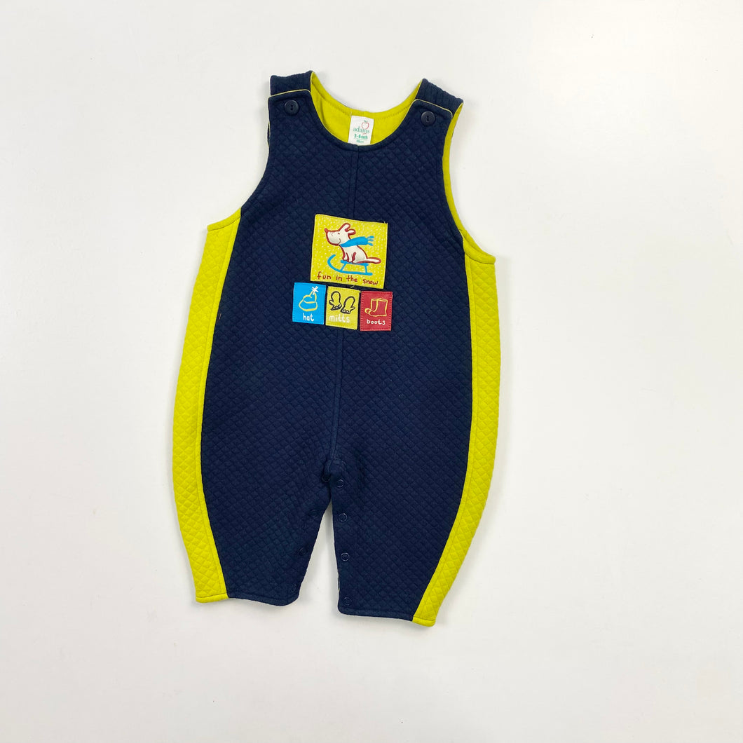 90s Adams dungarees (Age 3/6m)