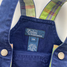 Load image into Gallery viewer, Ralph Lauren dungaree shortalls (Age 1)
