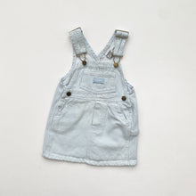 Load image into Gallery viewer, 90s OshKosh hickory dungaree dress (Age 1)
