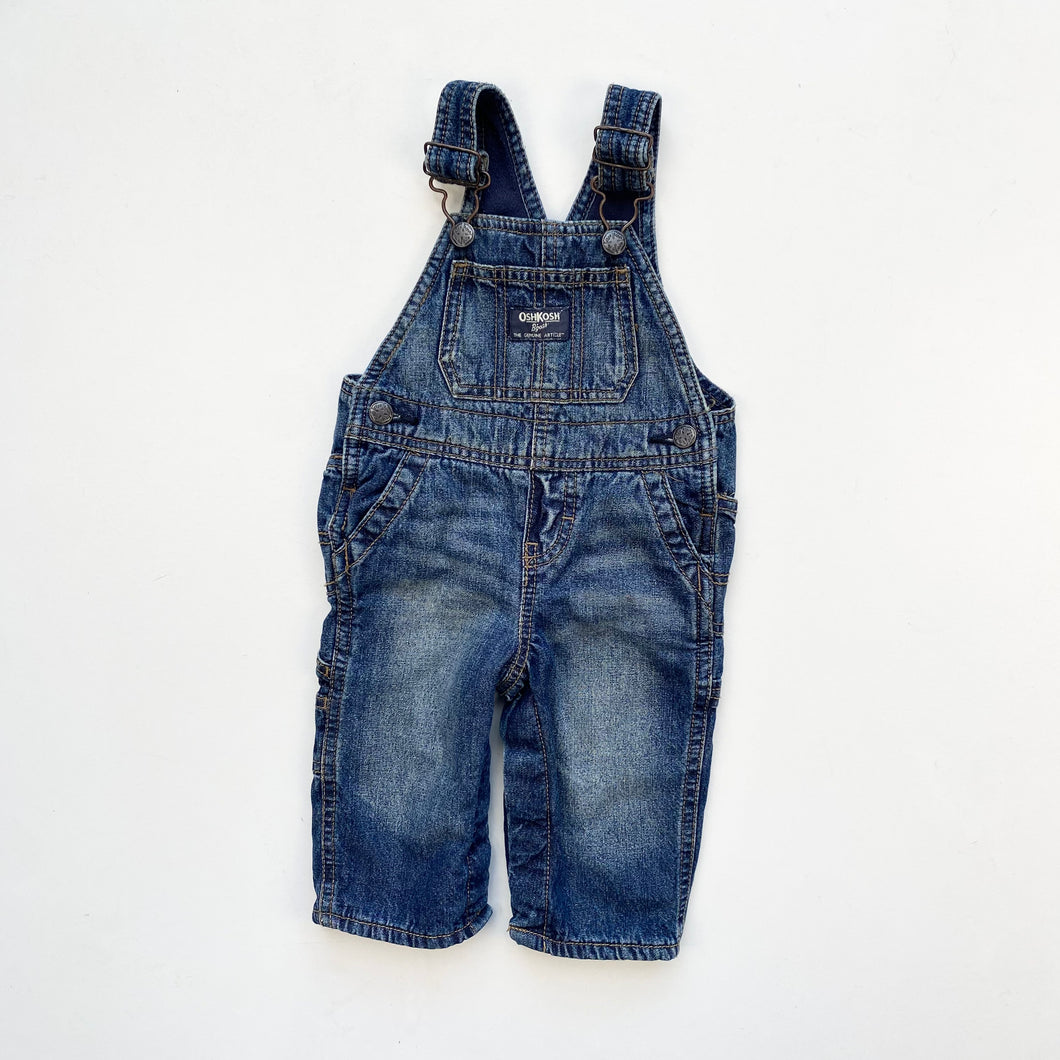 OshKosh denim dungarees (Age 6/9m)