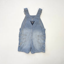 Load image into Gallery viewer, OshKosh hickory stripe dungaree shortalls (Age 1)
